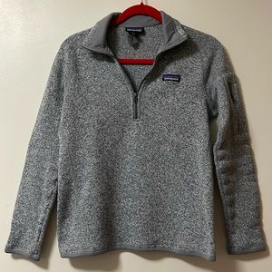 Patagonia Grey Quarter Zip Fleece